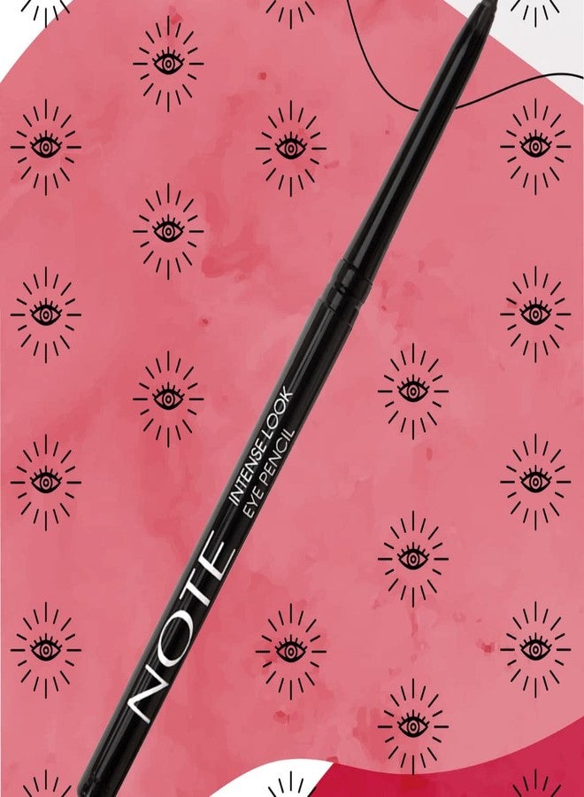 NOTE Cosmetics Note Cosmetique Intense Look Eye Pencil - Black Eyeliner Pencil with Creamy Texture - Long Lasting Eye Makeup - Precise Application - Black - 0.012 oz - Image 4